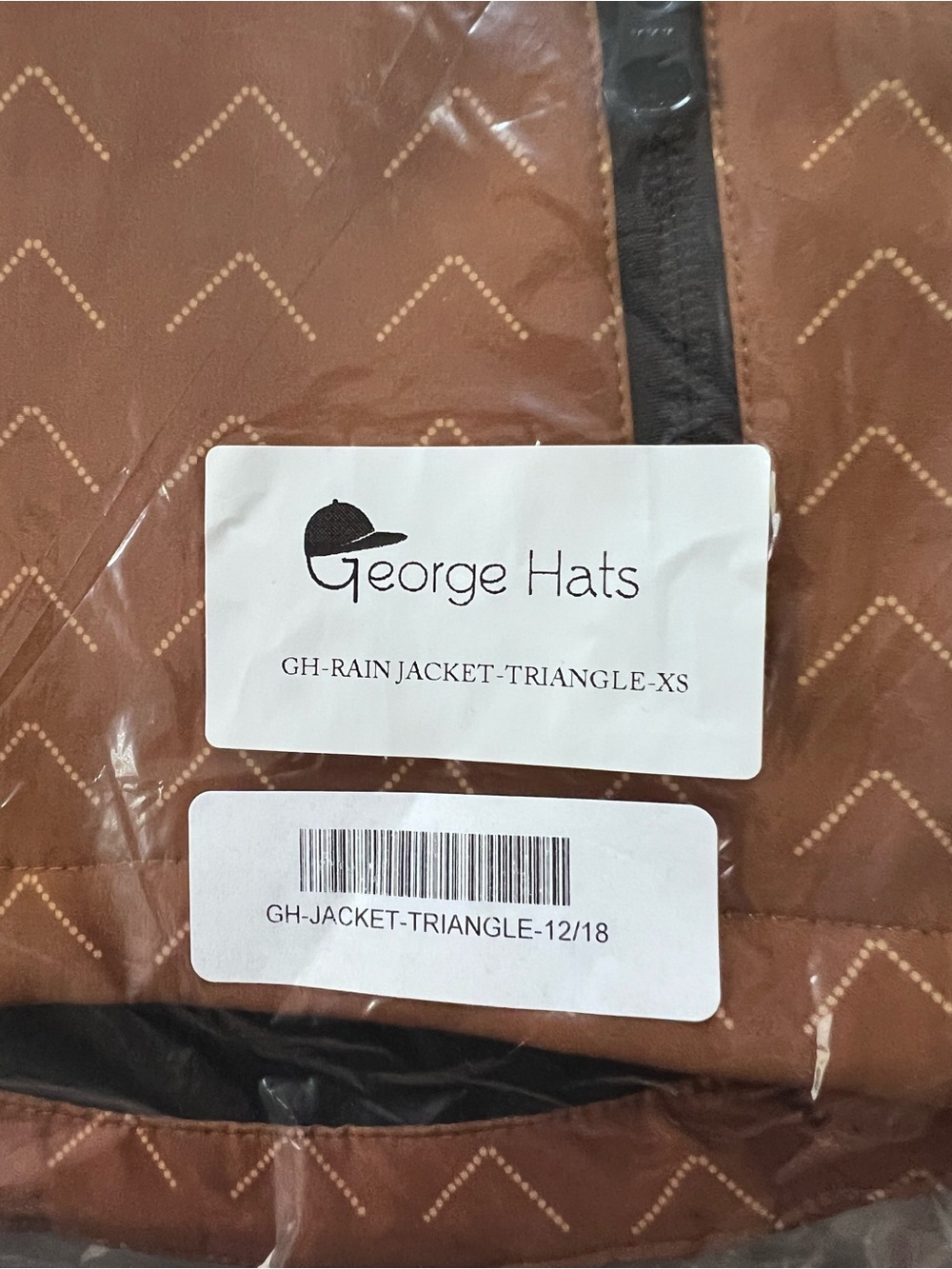 George Hats Triangle Rain Jacket - Picture 3 of 3